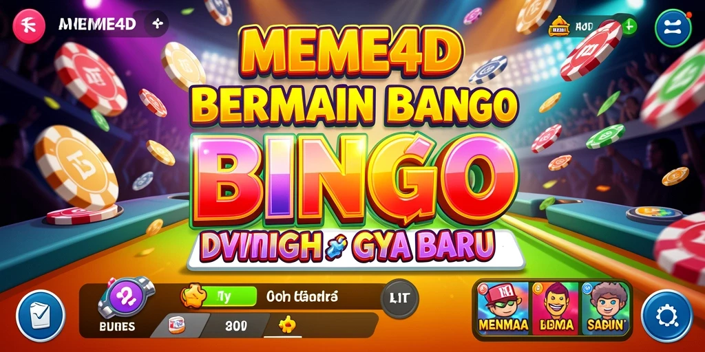 Screenshot gameplay Bingo yang seru dan interaktif.