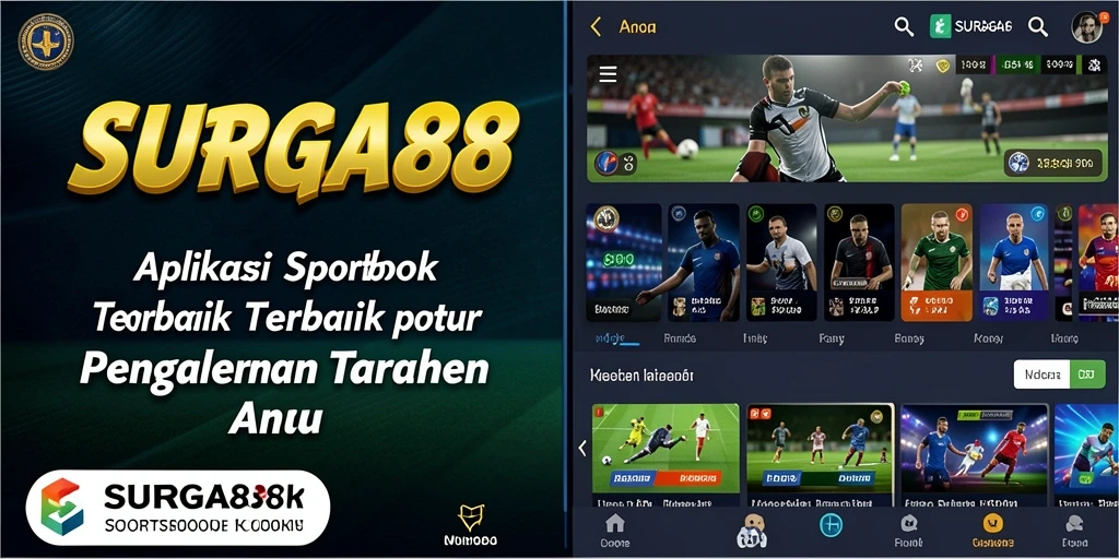 Tampilan menarik dari screenshot utama gameplay Sportsbook SURGA88.