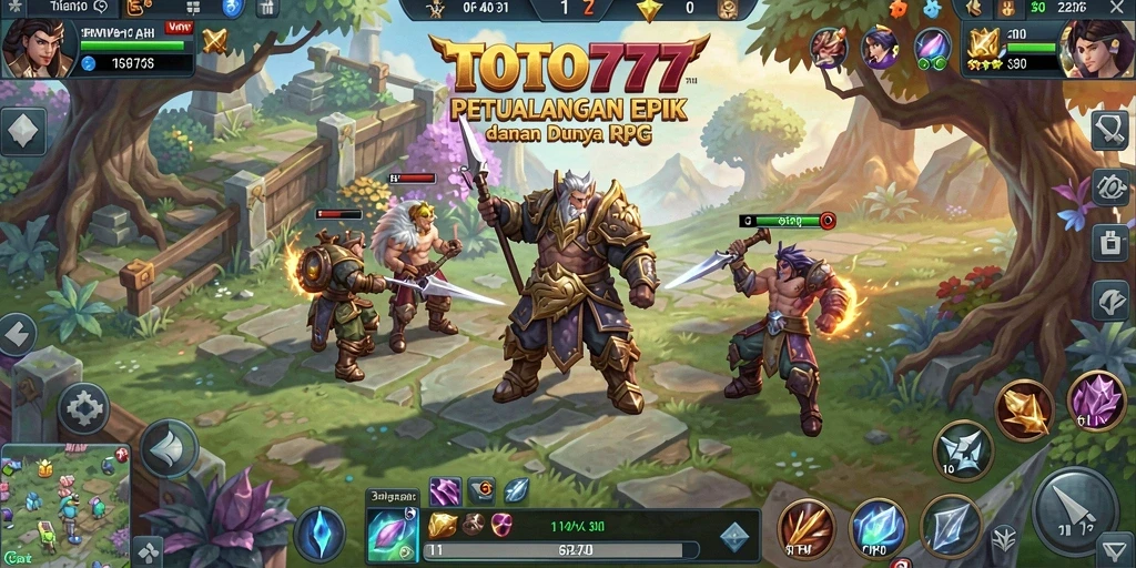Gameplay menarik TOTO777 dalam aksi RPG yang seru.