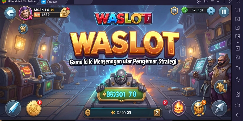 Tampilan gameplay WASLOT yang menarik dan interaktif di mode Idle.